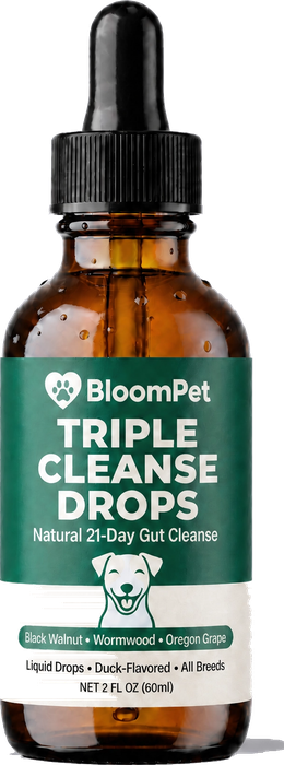 Frasco de BloomPet Triple Cleanse Drops