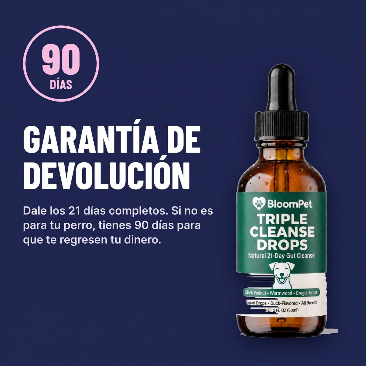Garantía de devolución de 90 días